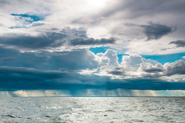 seascape sea horizon and sky.