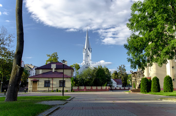 Obraz premium Lutheran church in Grodno
