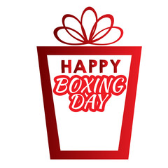 Boxing day graphic design
