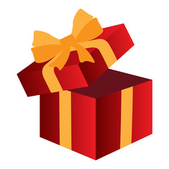 Isolated empty present