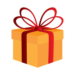 Isolated wrapped present