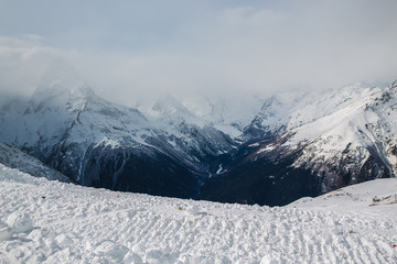 Obraz premium winter mountain landscape