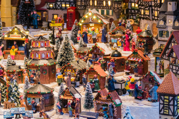 Miniaturdorf Weihnachten