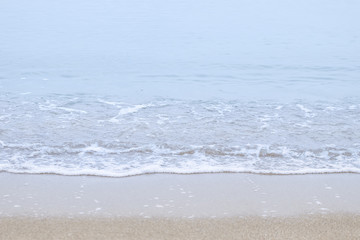 Waves of cold winter sea 1