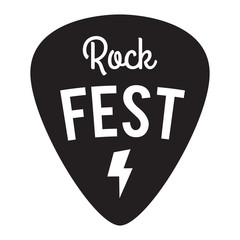Rock fest badge