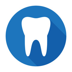 teeth icon dentist flat