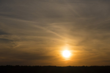 amazingly beautiful sunset