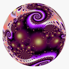 Christmas balls on white 34