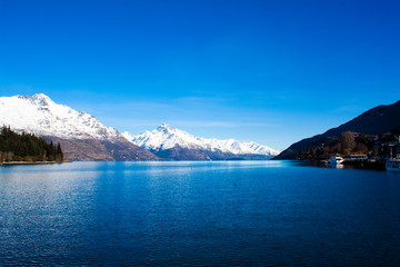 Obraz premium Queenstown lake