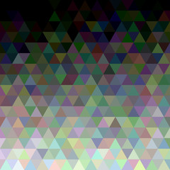 Geometric polygonal triangle tile pattern background - vector design with regular triangles