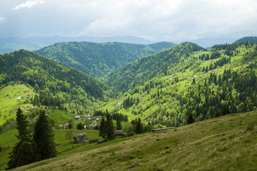 Fototapeta premium view from the mountain