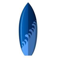 Isolated surfboard illustration