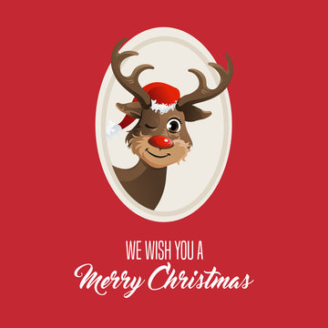 Reindeer - We Wish you a merry Christmas
