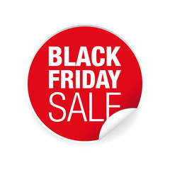 Black friday sale label tag