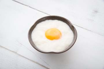 japanese yam paste with egg yolk
