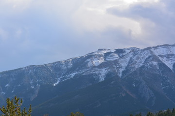 Fototapeta premium Steep peak in the Rockies