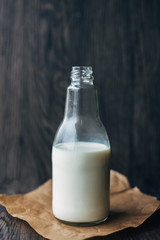 Milk in a botle