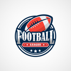 American Football Logo Template Vector Design