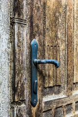 Naklejka premium interesting old door handle