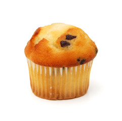 cupcakes mixtures over white background.