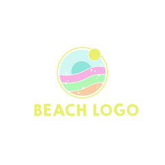 Beach Logo Vector