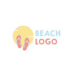 Beach Logo Vector