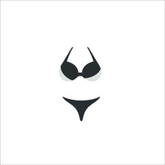 Swimsuit icon. Vector Illustration