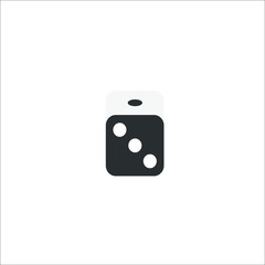 Dice icon. Vector Illustration