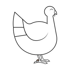 thanksgiving outline object