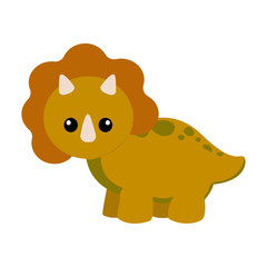 Cute cartoon dinosaur