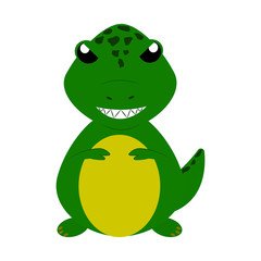 Cute cartoon dinosaur