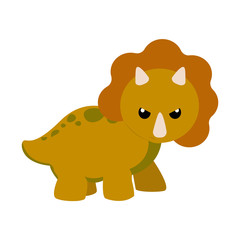 Cute cartoon dinosaur