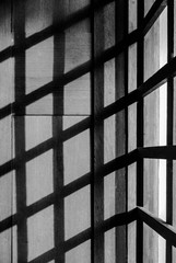 Light survives through the channel causing shadows.