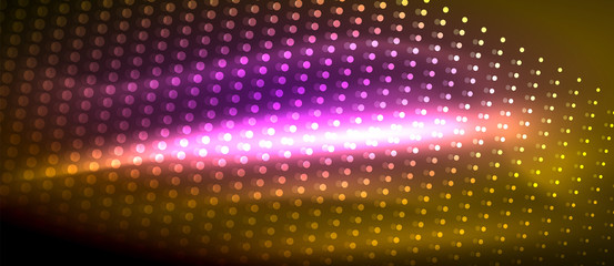 Fototapeta premium Neon light effects, particles