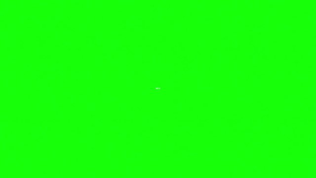 A comic strip speech cartoon animation with the words Ploof Click Grunt. White text, black shadow, green background.
