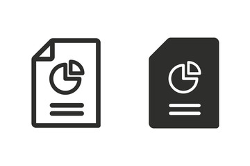 Business report vector icon. vector icon.