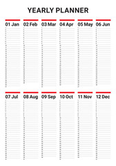 Year 2018 calendar vector design template