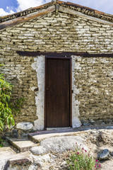 The entrance to the old Greek house