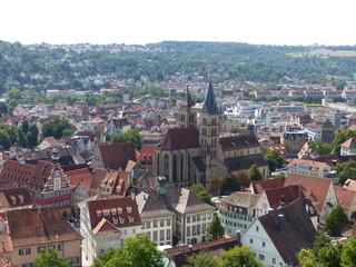 Fototapeta na wymiar Blick über Esslingen