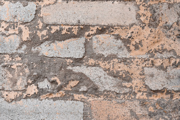 Brick texture with scratches and cracks
