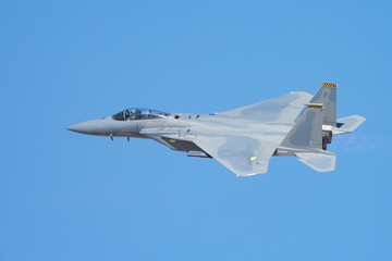 Fototapeta na wymiar F-15 Eagle in a very close view