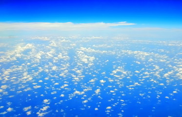 Blue sky with clouds
