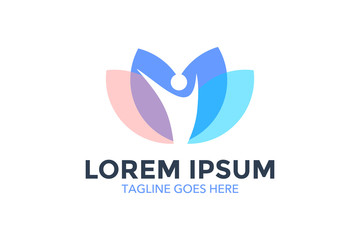 dermatology logo. vector illustration. editable