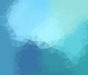 Blue White Polygonal Mosaic Background, Vector illustration, Creative Business Design Templates