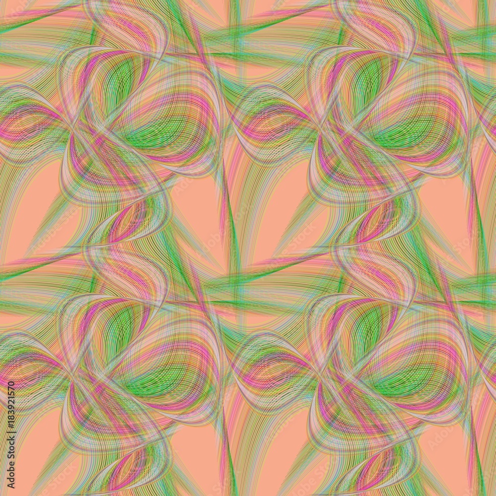Poster seamless abstract computer generated fractal pattern design