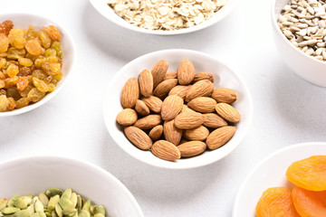 Ingredients for cooking granola