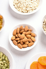 Ingredients for cooking granola