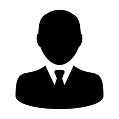 User Icon Vector Male Person Symbol Profile Avatar Sign in Flat Color Glyph Pictogram illustration