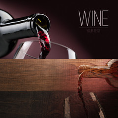 Wine tasting banner set