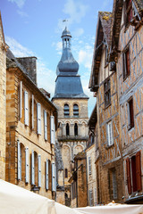 Sarlat la Canéda. Cathédrale saint Sacerdos. Dordogne. Nouvelle-Aquitaine